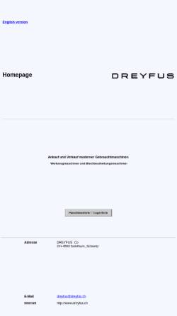 Vorschau der mobilen Webseite www.dreyfus.ch, Dreyfus Co., Inh. Max Dreyfus