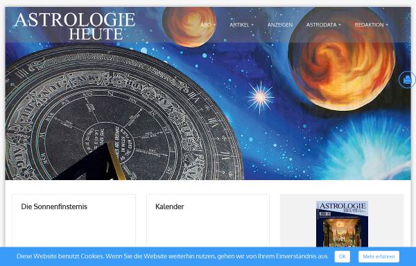 Vorschau von www.astrologieheute.ch, Astrologie Heute