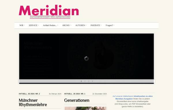 Vorschau von meridian-magazin.de, Meridian