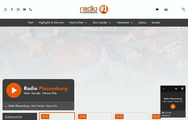 Vorschau von www.radio-plassenburg.de, Radio Plassenburg