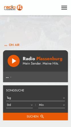 Vorschau der mobilen Webseite www.radio-plassenburg.de, Radio Plassenburg
