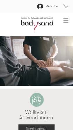 Vorschau der mobilen Webseite www.chiemgau-massage.de, Chiemgau Massage