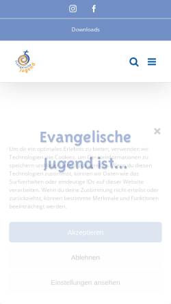 Vorschau der mobilen Webseite ejhn.de, Evangelische Jugend in Hessen und Nassau e.V.