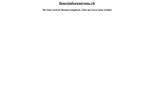 Vorschau von www.linuxinfozentrum.ch, LinuxInfoZentrum Schweiz