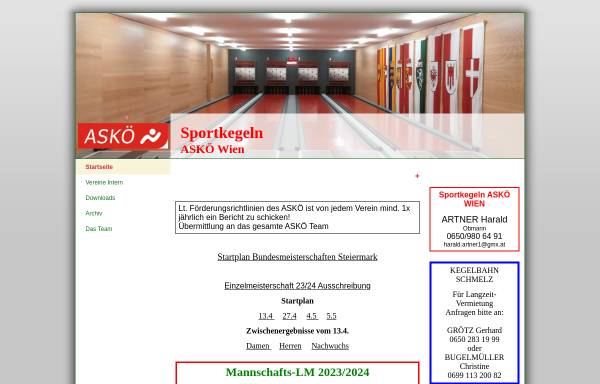Vorschau von www.askoe-sportkegeln.at, ASKÖ Wien Sportkegeln