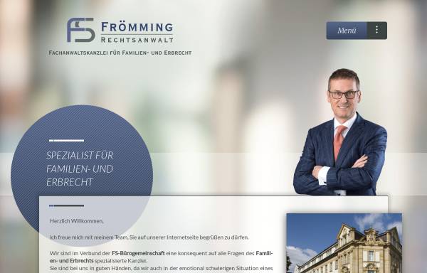 Vorschau von www.fs-froemming.de, Rechtsanwalt Gerd Frömming