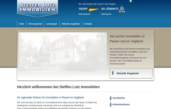 Vorschau von www.lutz-immo.de, Immobilienbüro, Steffen Lutz