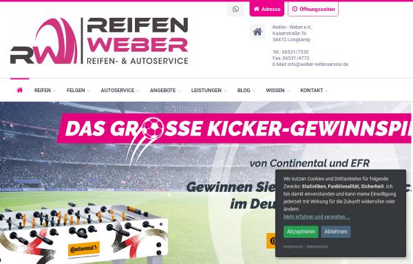 Vorschau von weber-reifenservice.de, Reifen Weber