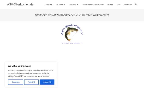 Vorschau von www.asv-oberkochen.de, ASV Oberkochen e.V.