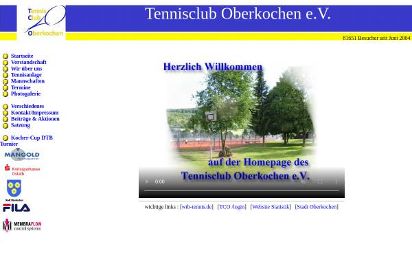 Vorschau von www.tc-oberkochen.de, Tennisclub Oberkochen e.V.