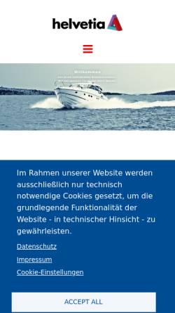 Vorschau der mobilen Webseite www.bootsversicherungen.at, Bachmair Markus - Anker Bootsversicherung
