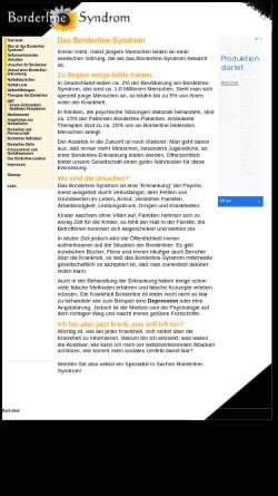 Vorschau der mobilen Webseite www.borderline-borderliner.de, Das Borderline-Syndrom
