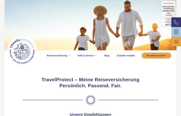 Vorschau von www.travelprotect.de, TravelProtect GmbH