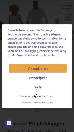 Vorschau der mobilen Webseite www.travelprotect.de, TravelProtect GmbH