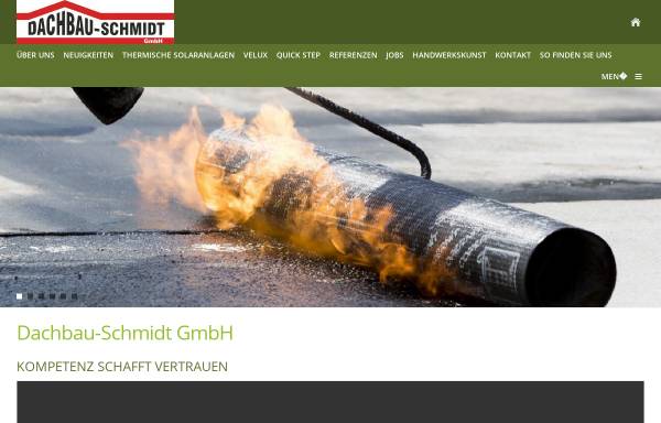Vorschau von www.dachbau-schmidt.de, Schmidt & Partner Dachbau GmbH