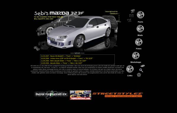 Vorschau von www.sebiarts.de, Sebis Mazda 323F