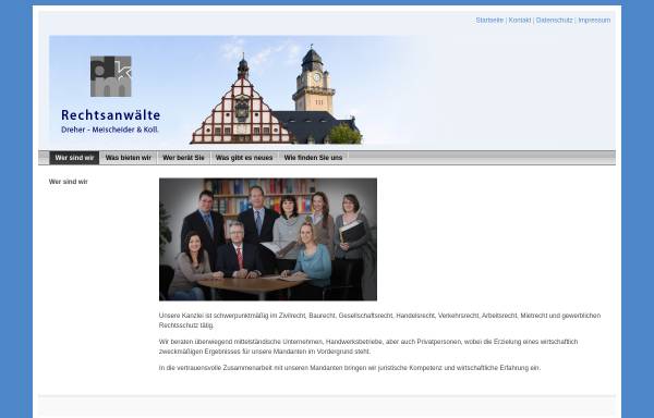 Vorschau von www.ra-plauen.de, Anwälte Dreher & Meischeider Gbr.