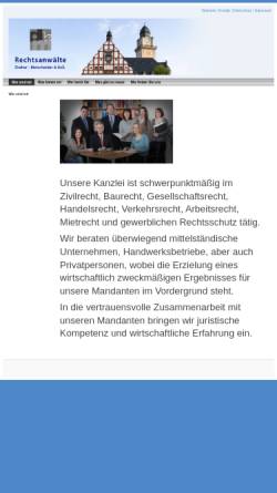 Vorschau der mobilen Webseite www.ra-plauen.de, Anwälte Dreher & Meischeider Gbr.