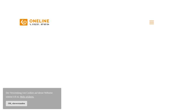Vorschau von www.oneline-design.de, Oneline WebDesign