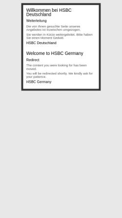 Vorschau der mobilen Webseite www.hsbctrinkaus.de, HSBC Trinkaus & Burkhardt KGaA