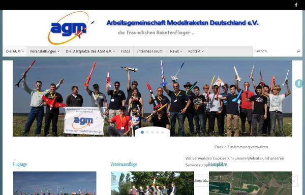 Vorschau von www.ag-modellraketen.de, Arbeitsgemeinschaft Modellraketen Deutschland e.V.