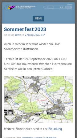 Vorschau der mobilen Webseite www.hgv-raketen.de, HGV Modellbauraketen
