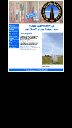 Vorschau der mobilen Webseite www.mmv-ev.de, Münchner Modellraketenverein e.V. (MMV)