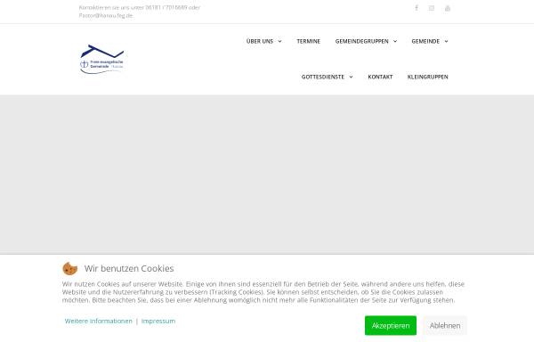 Vorschau von hanau.feg.de, Freie evangelische Gemeinde Hanau