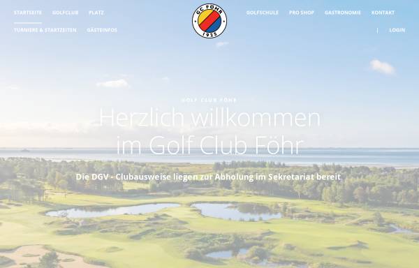 Vorschau von www.golfclubfoehr.de, Golf Club Föhr