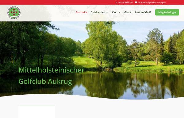 Vorschau von www.golfclub-aukrug.de, Golfclub Aukrug