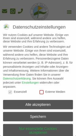 Vorschau der mobilen Webseite www.gc-escheburg.de, Golfclub Escheburg