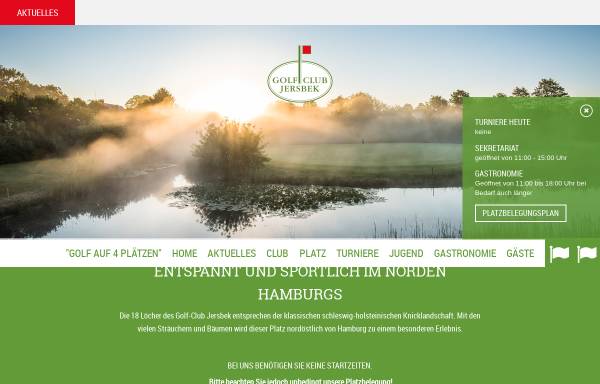Vorschau von www.golfclub-jersbek.de, Golfclub Jersbek