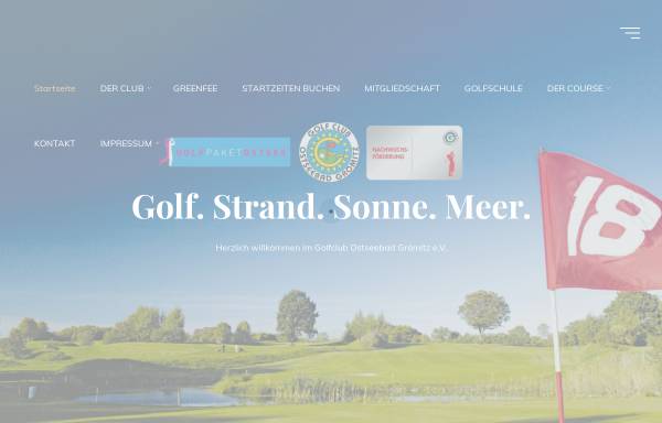 Vorschau von www.golfclub-groemitz.de, Golfclub Ostseeheilbad Grömitz
