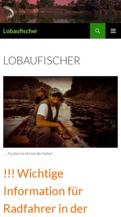 Vorschau der mobilen Webseite www.lobaufischer.at, Lobaufischer