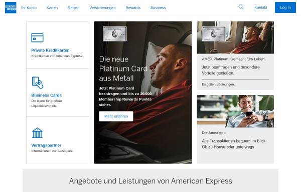 Vorschau von www.americanexpress.com, American Express Österreich