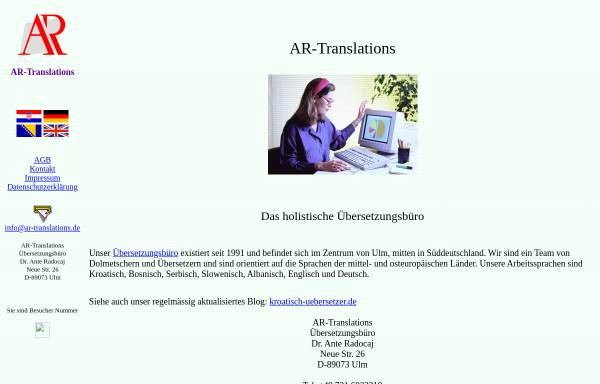 AR-Translations, Inh. Dipl.-Phys. Ante Radocaj