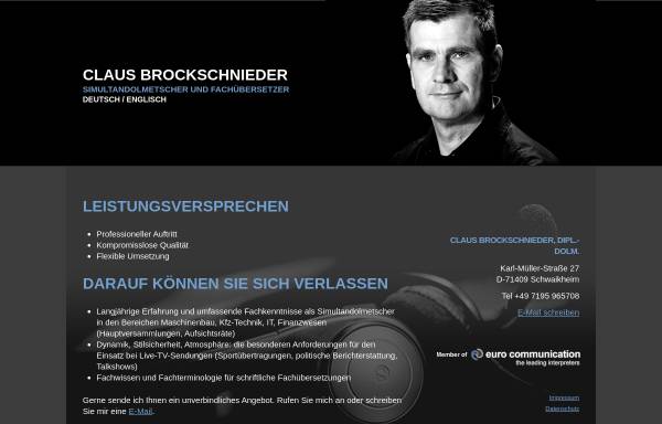 Vorschau von www.brockschnieder.com, Claus Brockschnieder