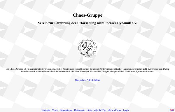 Vorschau von www.chaos-gruppe.de, Chaos-Gruppe: Verein zur Erforschung komplexer Systeme e.V.
