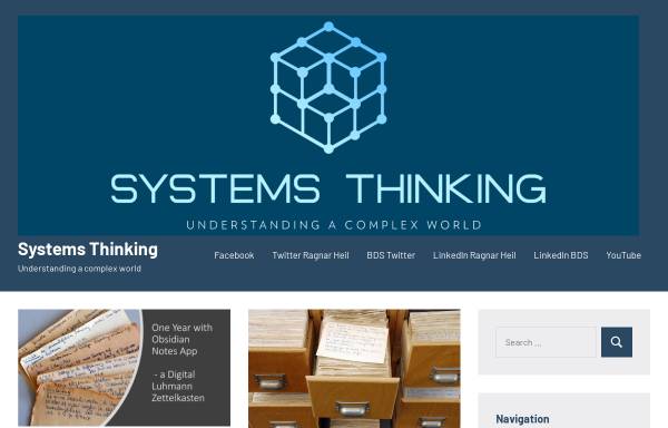 Vorschau von systems-thinking.de, Systems thinking: a mindmap
