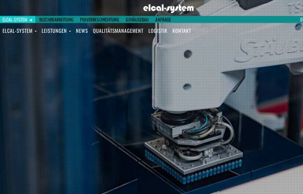 Vorschau von www.elcal.de, Elcal-System GmbH