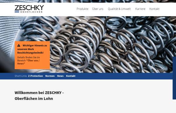 Vorschau von www.zeschky.de, Zeschky GmbH & Co. KG