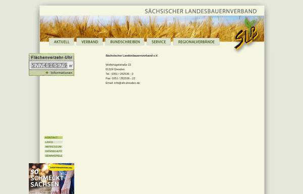Vorschau von slb-dresden.de, Sächsischer Landesbauernverband e.V.
