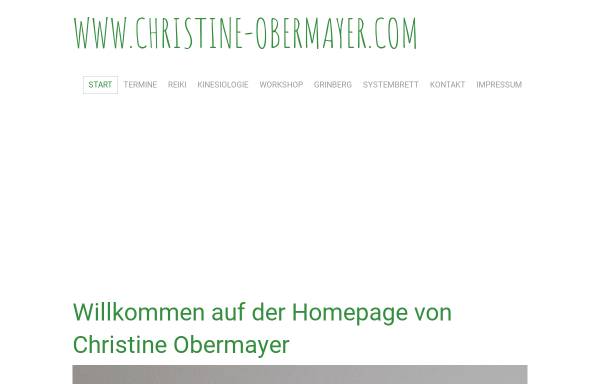 Vorschau von www.christine-obermayer.com, Christine Obermayer