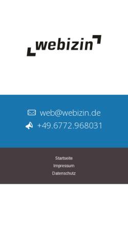 Vorschau der mobilen Webseite www.webizin.de, webizin GmbH