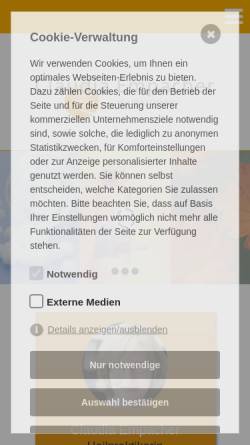 Vorschau der mobilen Webseite homoeopathie-empacher.de, Claudia Empacher