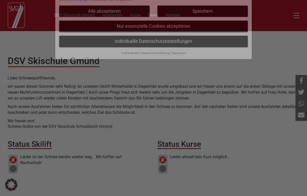 Vorschau von www.skischule-gmuend.de, Ski- und Snowboardschule Kaltes Feld