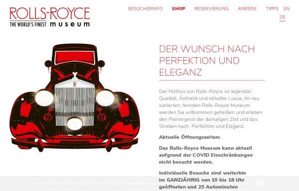 Vorschau von www.rolls-royce-museum.at, Rolls-Royce Museum