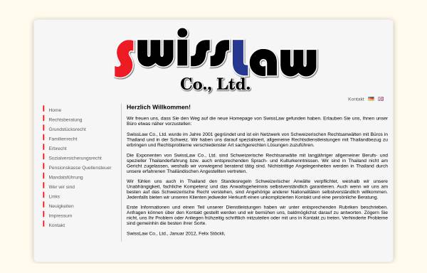 Vorschau von swisslawnet.com, SwissLaw. Co., Ltd.