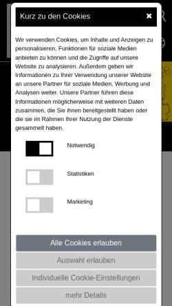 Vorschau der mobilen Webseite www.rapool.de, Rapool-Ring GmbH
