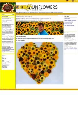 Vorschau der mobilen Webseite www.premium-sunflowers.de, Theo Gauweiler - Premium Sunflowers seeds & more - e.K.